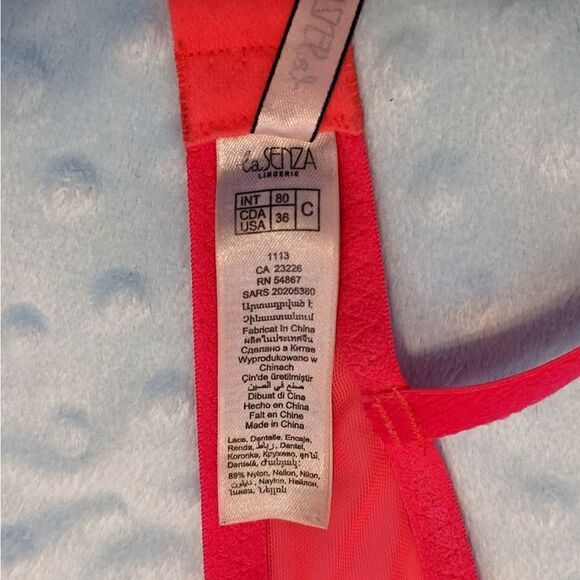 La SENZA lightly lined neon gradient gradient lace bra 36C B027 - Picture 6 of 12